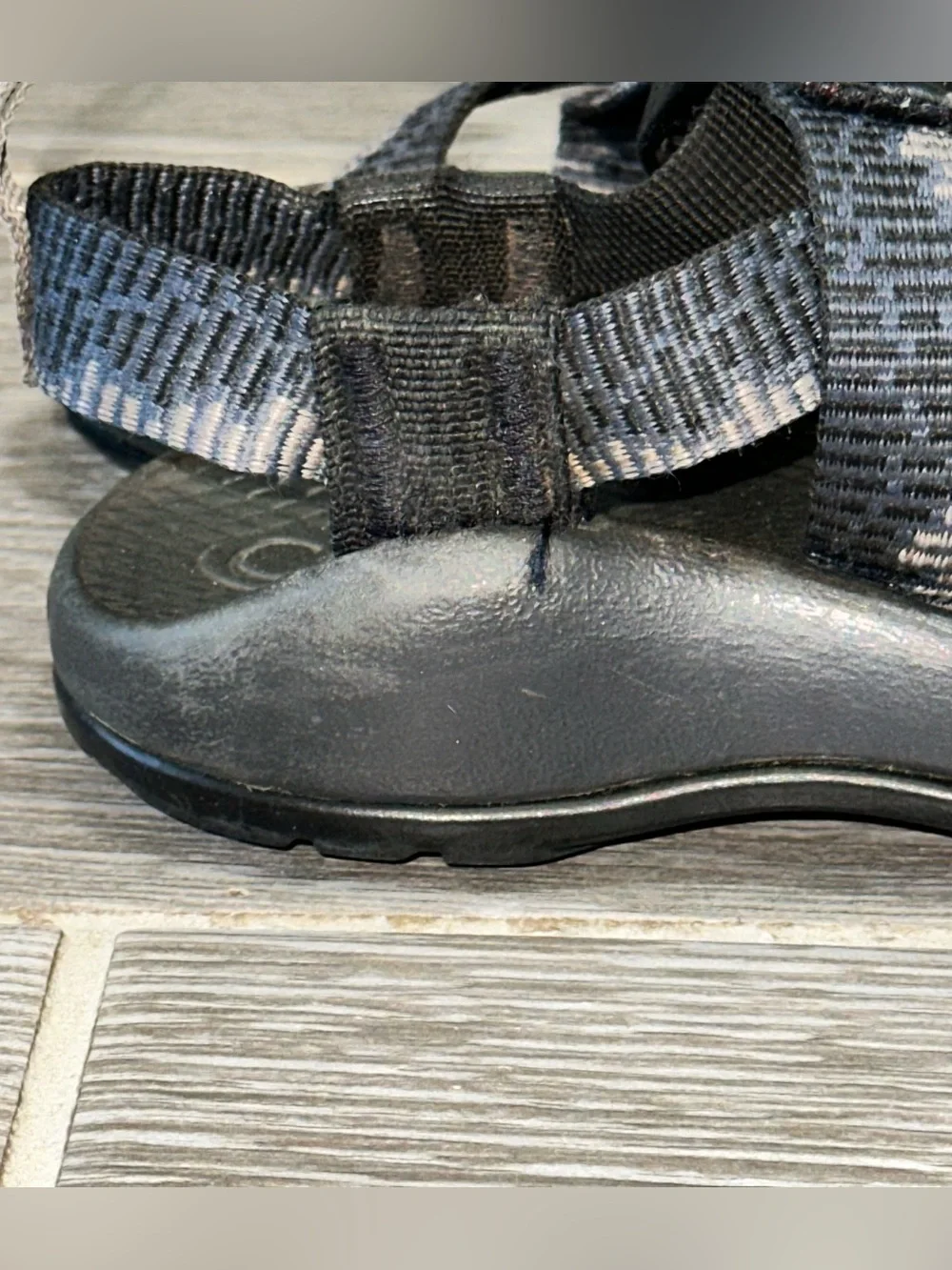 Chaco Kids Z1 EcoTread Athletic Sport Sandal Youth Size 11 Navy Slides Outdoor
